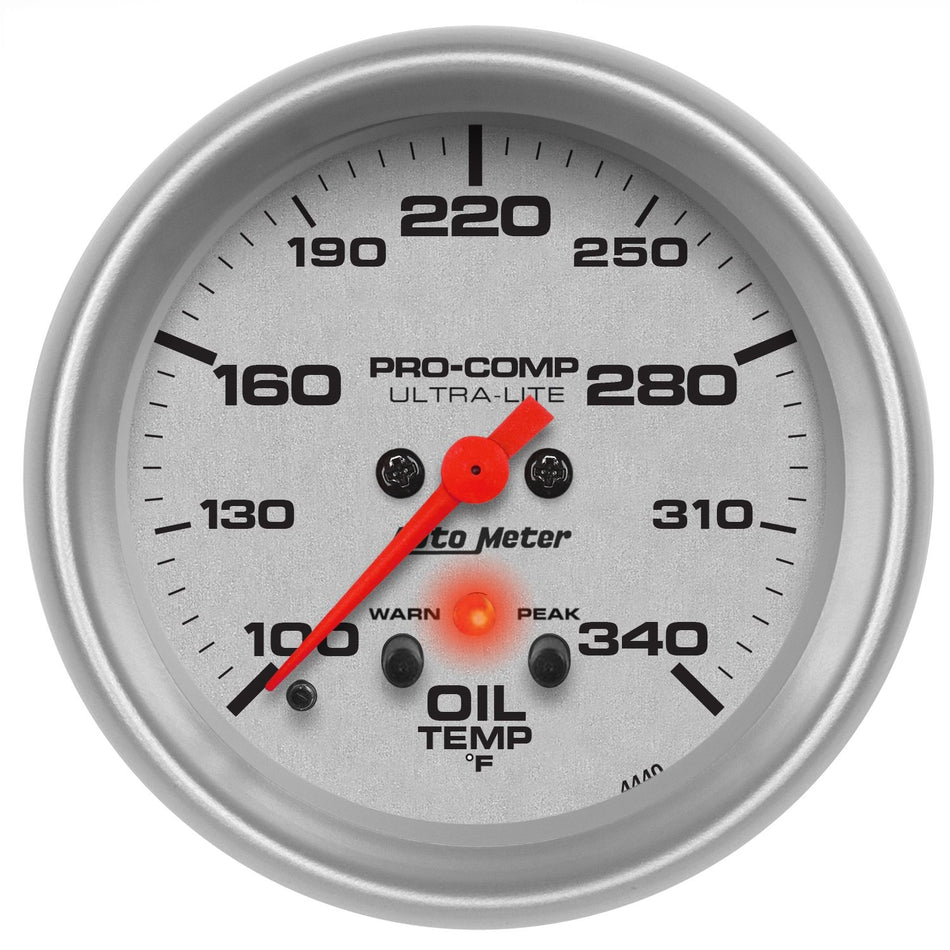 Auto Meter 4440 Ultra-Lite Electric Oil Temperature Gauge