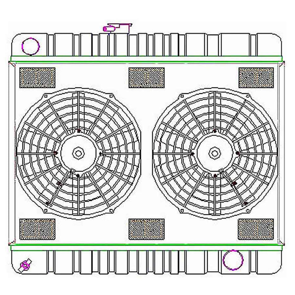 Griffin Radiator CU-00060 Radiator Combo Unit