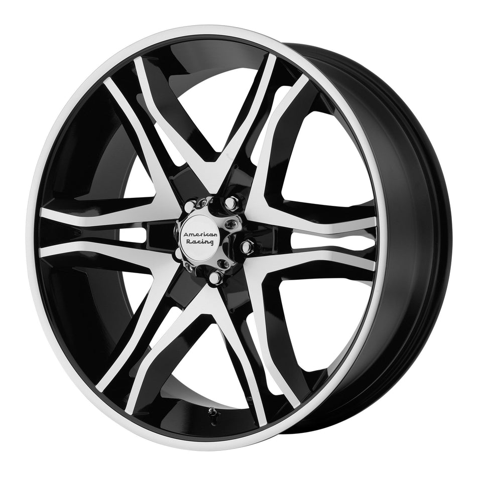 American Racing AR893 17X8 6X5.5 G-BLK MACH 25MM - AR89378068325