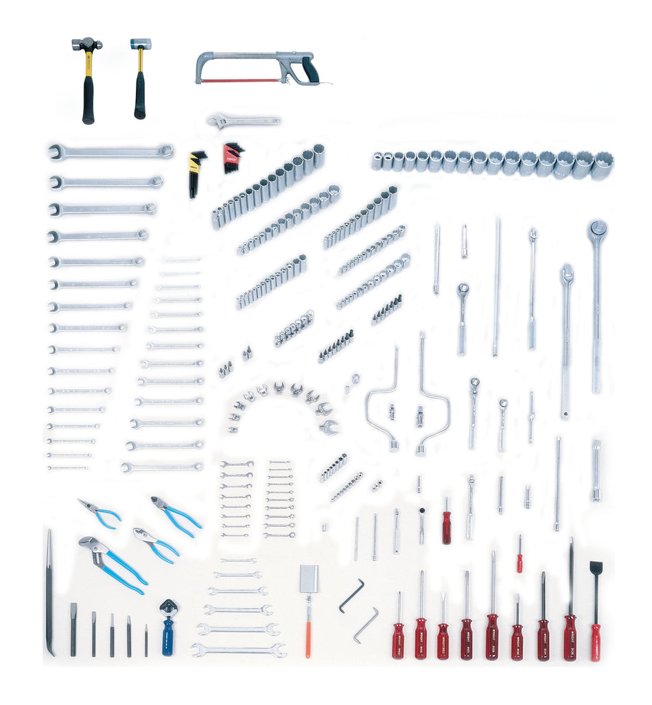 278 pc Fraction/Master Set 1/4 3/8 1/2 & 3/4 Tools Only