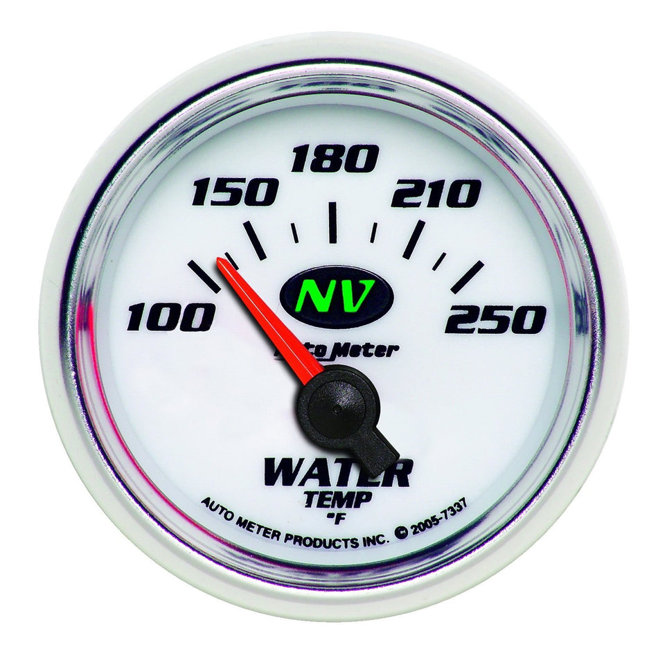 Auto Meter 7337 NV Short Sweep Electric Water Temperature Gauge