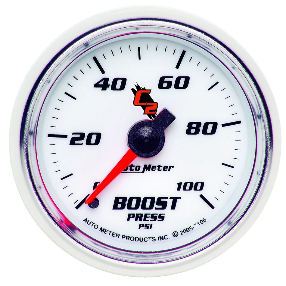 Auto Meter 7106 C2 Mechanical Boost / Vacuum Gauge