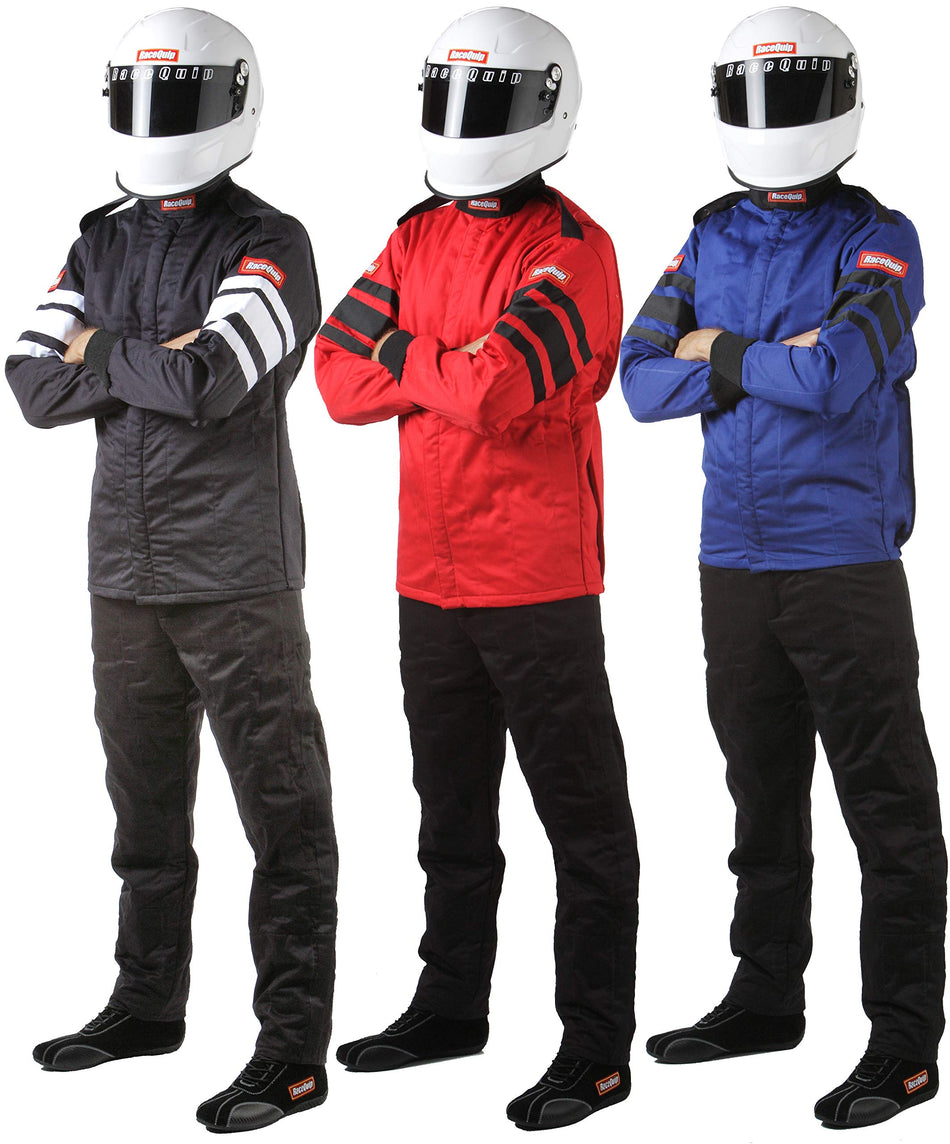RaceQuip Racing Driver Fire Suit Jacket Multi Layer SFI 3.2A/ 5 Blue X-Large 121026