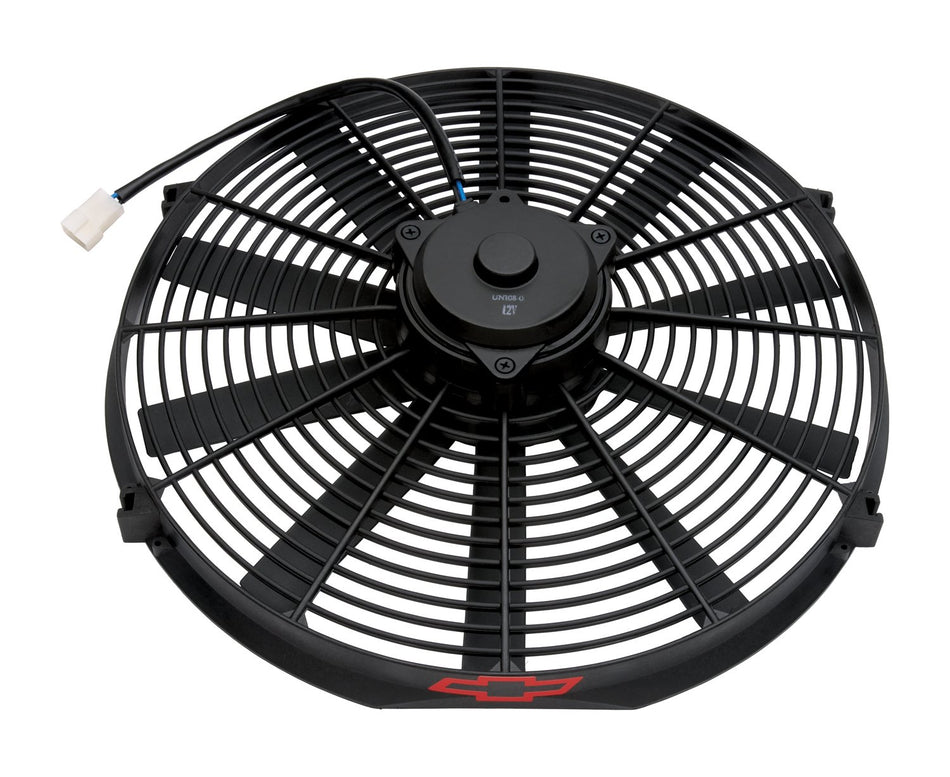 Proform 141-646 16 7 Amp 2,100 CFM Reversible Electric Fan Kit with Red Chevrolet Bowtie Logo