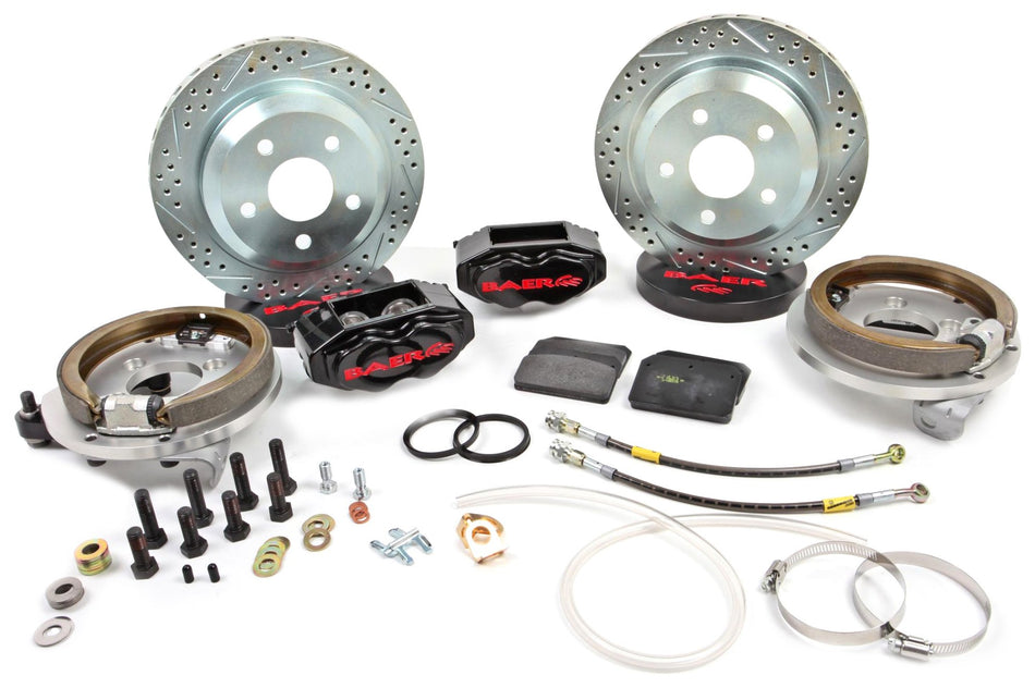 BAER BRAKES 4262238B-BKCZ Brake System (12 Rear SS4 with Park Brake Black Ford 9 5 on 4.5 Small Bearing), 1 Pack