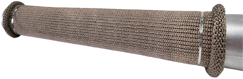 Design Engineering 10040 4 x 24 Titanium Knit Exhaust Sleeve with Locking Ties & Tool