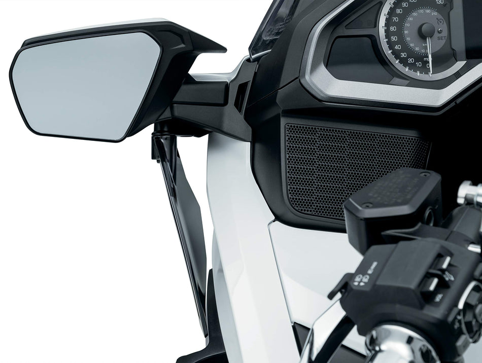 Kuryakyn 6578 Air Management Motorcycle Accessory: Upper Air Deflectors for 2018-20 Honda Gold Wing Motorcycles, Dark Smoke Tint, 1 Pair