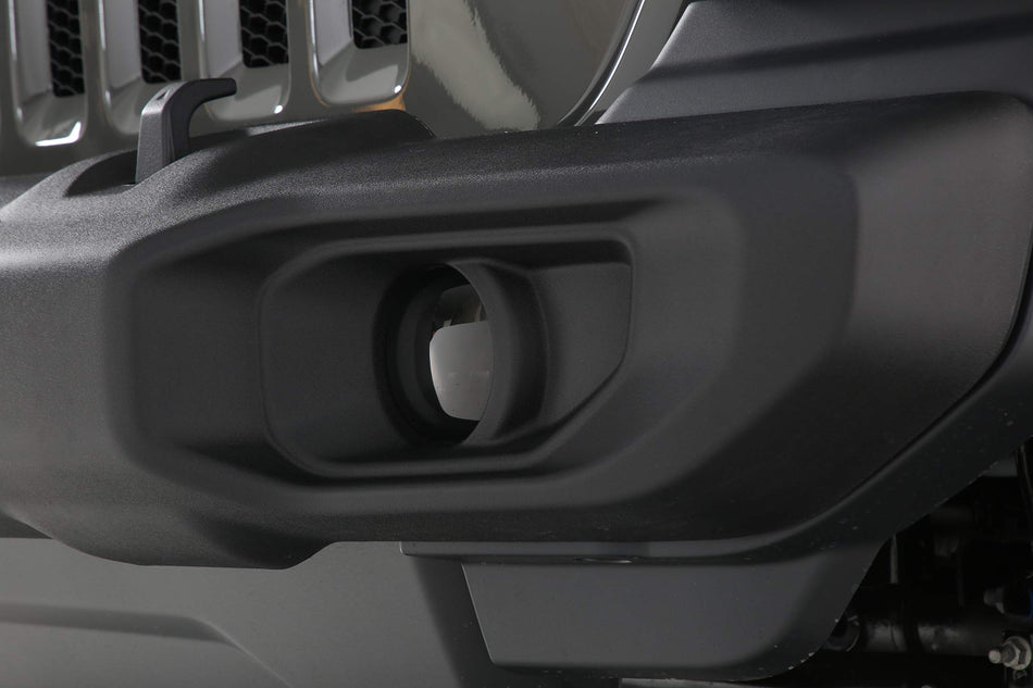 GT Styling GT0645FS Smoke Fog Light Covers Fits 2018-2019 Jeep Wrangler JL/JLU Rubicon, Sahara