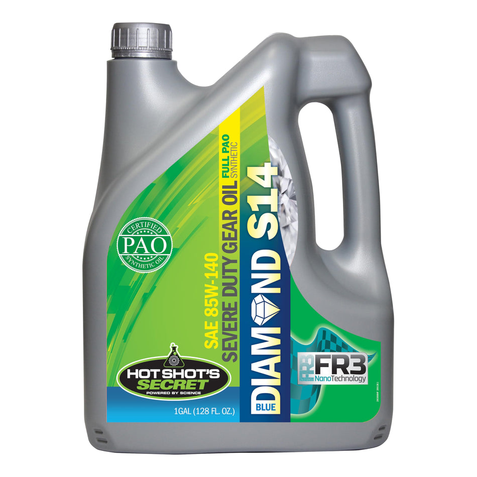 Hot Shot's Secret Blue Diamond Gear Oil Severe Duty S14 140 WT, 1 Gallon, BDS1401G