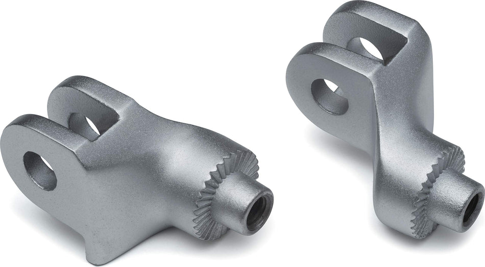 Kuryakyn Splined Peg Adapters for Triumph Bonneville, Silver