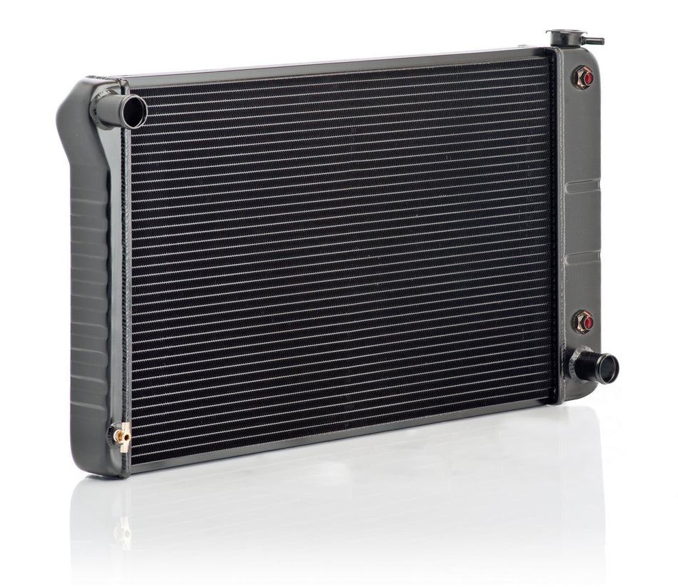 Be Cool 17008 OE Black Finish Restoration Crossflow Radiator