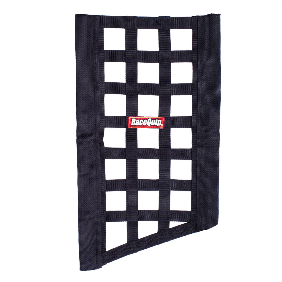 RaceQuip Ribbon Style Funny Car Window Net Black 22 to 18 H X 12 W 829531