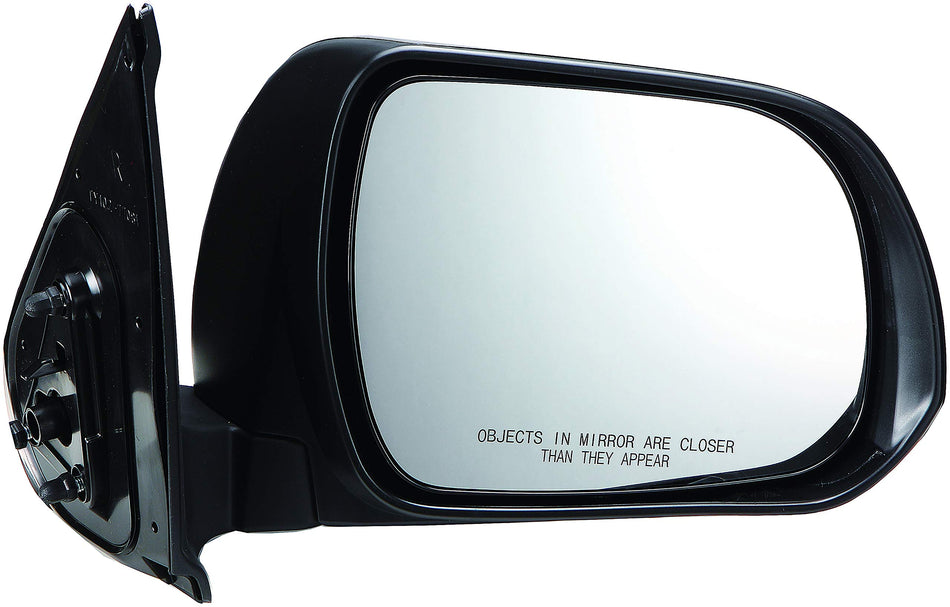 Dorman 959-166 Passenger Side Manual Door Mirror - Folding for Select Toyota Models, Black