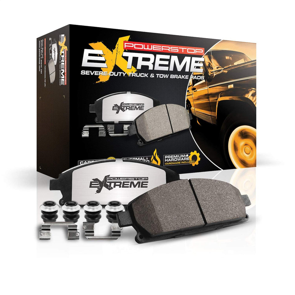 Power Stop Z36-269 Front Z36 Truck and Tow Carbon-Fiber Ceramic Brake Pads
