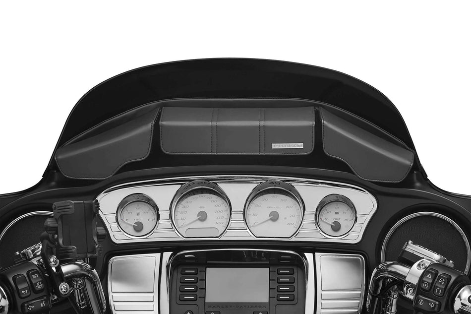 Kuryakyn 5208 Lower Fairing Panel Door Pockets with Magnetic Closures for 2014-19 Harley-Davidson Motorcycles, Black, 1 Pair, L/XL