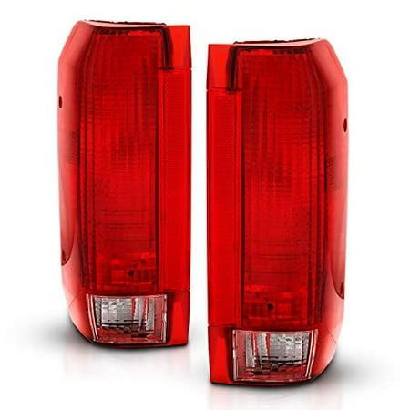 Tail Light Assembly; Red/Clear Lens - 311306