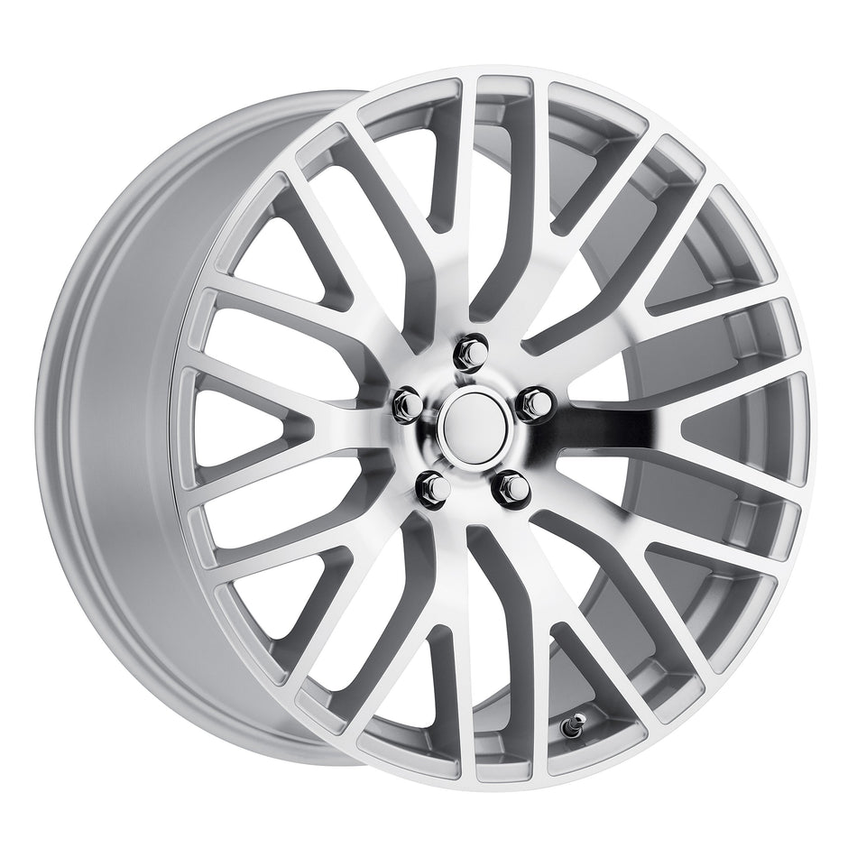 Replica Performance Mustang Silver Wheel with Machined Finish Machined Face (199/5114.3, 45 mm Offset)