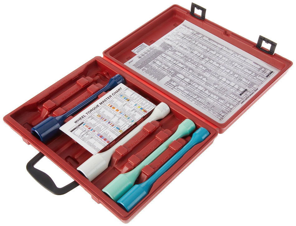 LTI TOOLS Light Truck & Suv Wheel Torque Socket Kit 4-Piece Kit In Custom Blow Molded Case (LT1560) Includes Sockets Bb, I, Y & Q