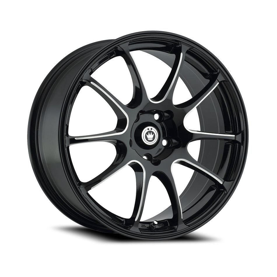 Konig Illusion Black Ball Cut Machined Wheel (17x7/5x114.3mm)