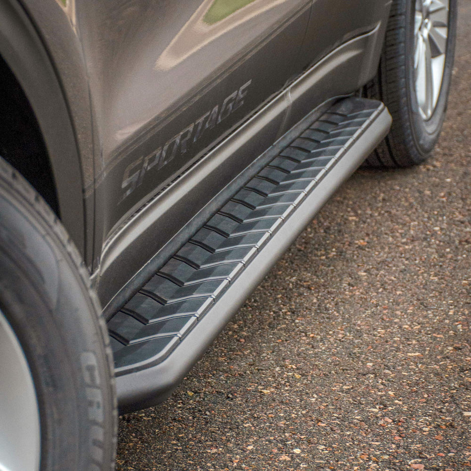 ARIES 2061010 AeroTread 5 x 70-Inch Black Stainless SUV Running Boards, Select Nissan Murano