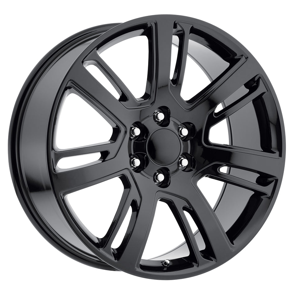 Replica ESCALADE Gloss Black Wheel with Painted Finish (22 x 9. inches /6 x 139 mm, 31 mm Offset)