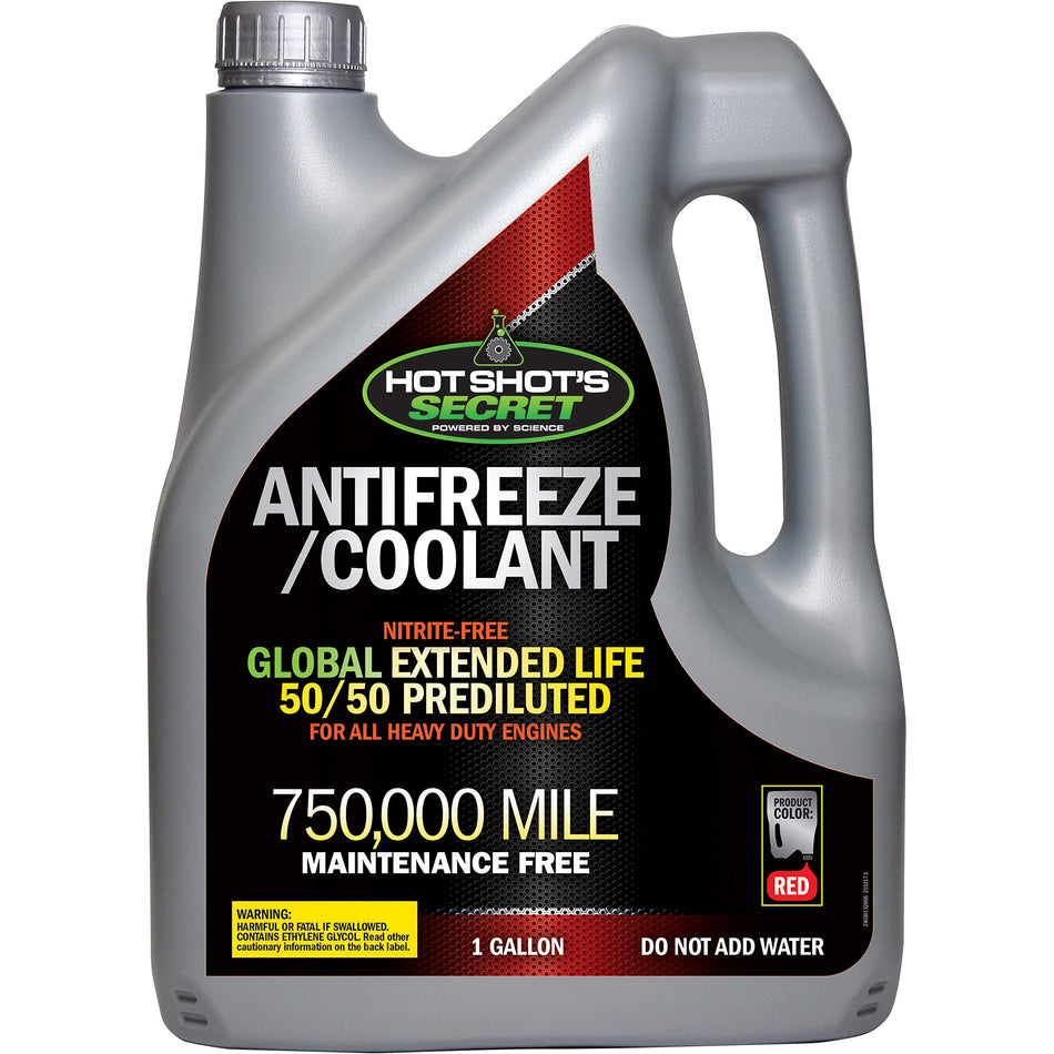 Hot Shot's Secret 1G750KR Red Antifreeze, 1 gallon
