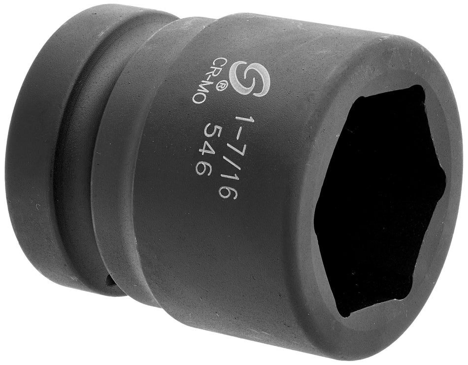 Sunex 546 1 Drive Standard 6 Point Impact Socket 1-7/16