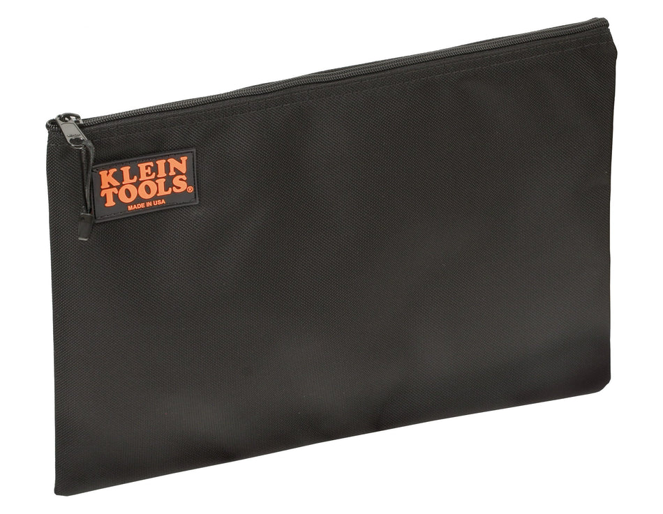 Klein Tools 5236 Zipper Bag, Ballistic Nylon Contractor's Portfolio, Made of Tough Cordura Fabric To Resist Tears and Scuffs