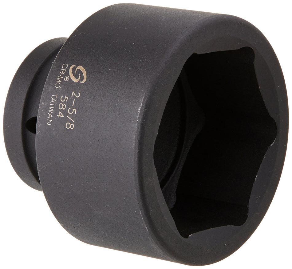 SUNEX TOOLS 0584 1-Inch Drive 2-5/8-Inch Impact Socket
