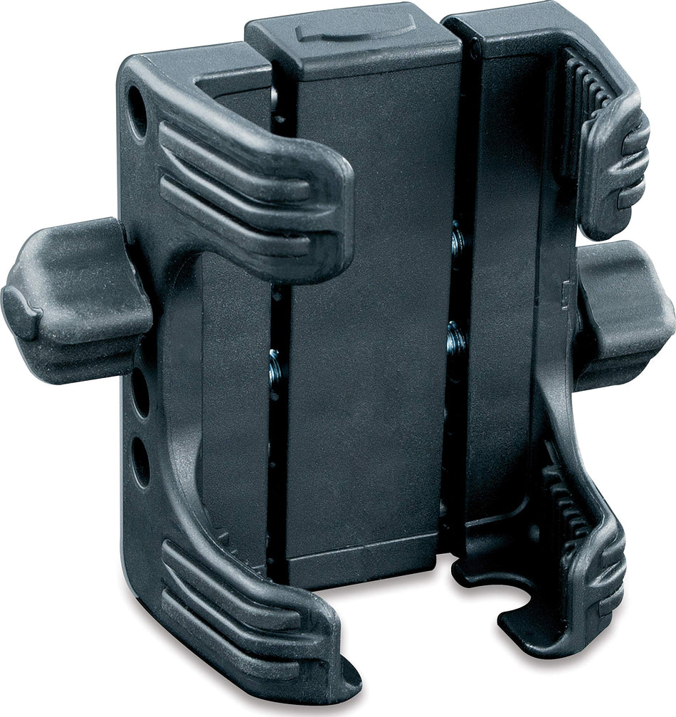 Kuryakyn 1693 Motorcycle Handlebar Accessory: Tech-Connect Cradle GPS Device/Phone Holder Mount, Standard , Black