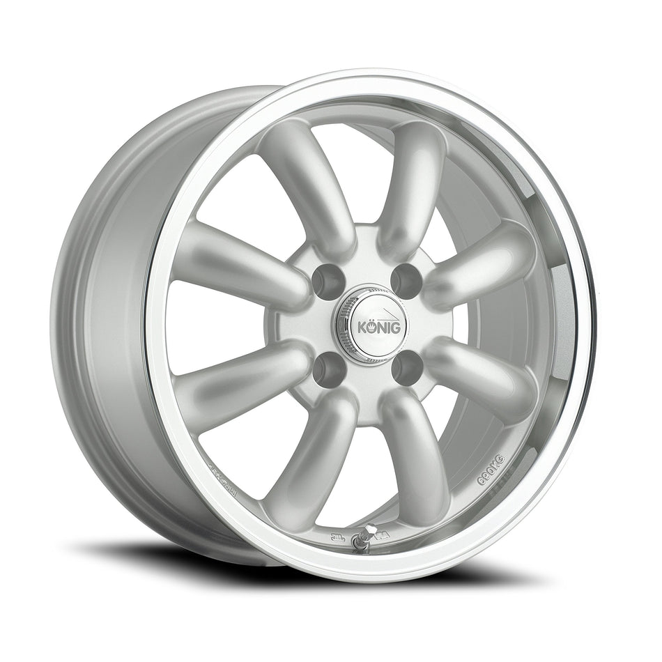 Konig Rewind Silver Wheel with Machined Lip (16x7/4x114.3mm)
