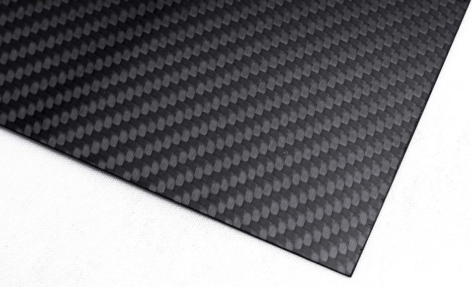 Grant 205 Real Carbon Fiber Sheet; Low Gloss-Matte Finish; 24 Inches X 39 Inches