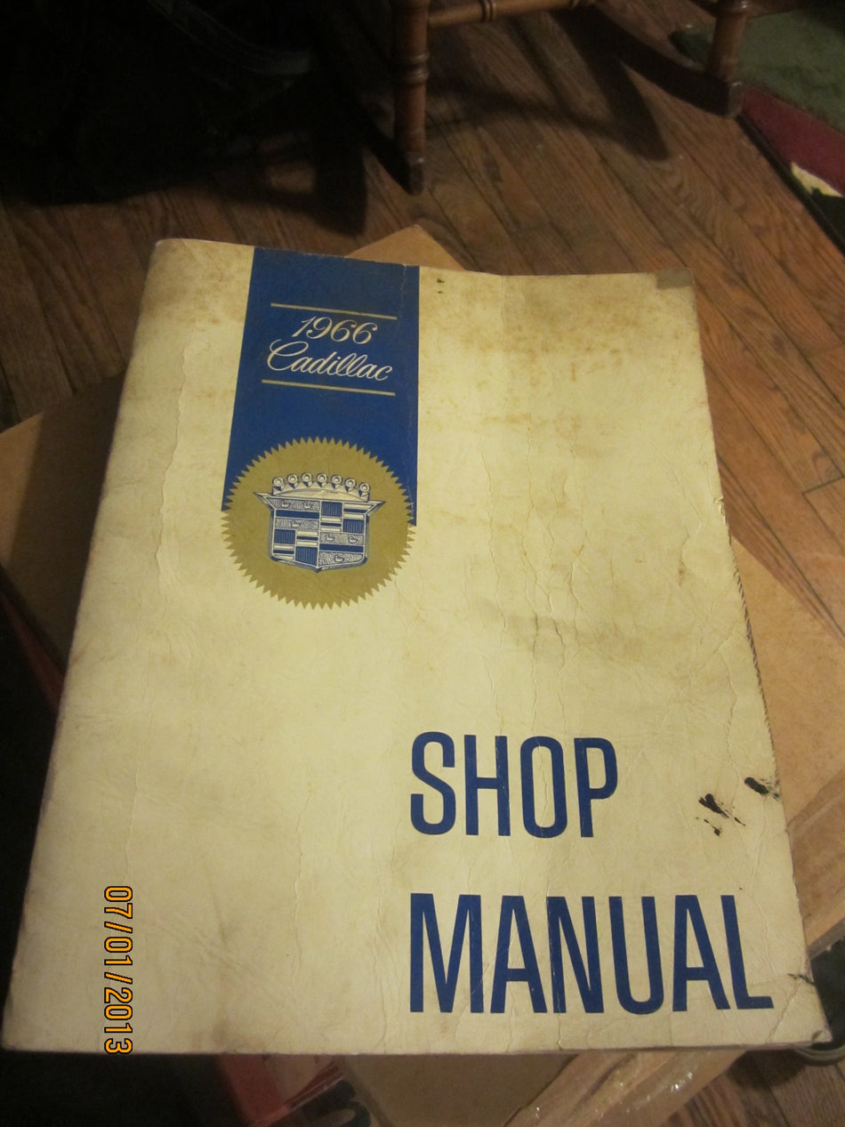 1966 Cadillac Deville Eldorado Fleetwood Shop Service Repair Manual Book Engine