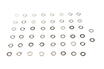 Chrome Flat Washer 1/4 inch Inner Diameter