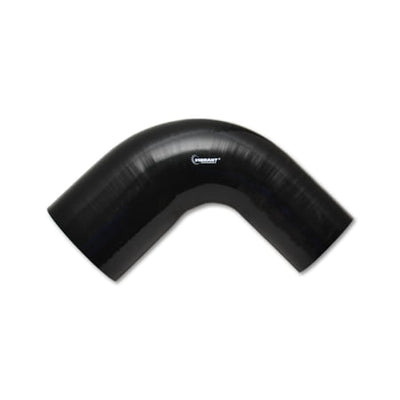 90 Degree Reducer Elbow, 2.25" I.D. x 2.00" I.D. x 4.00" Leg Length - Black - VIB19789