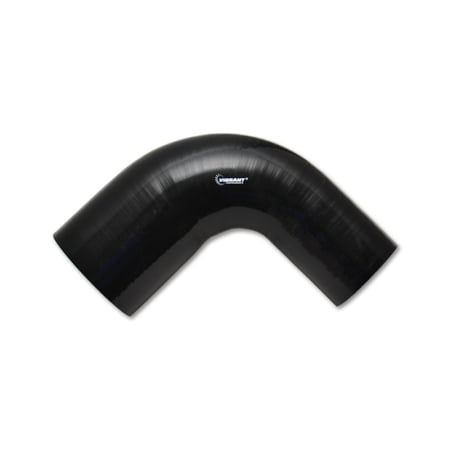 90 Degree Reducer Elbow, 2.25" I.D. x 2.00" I.D. x 4.00" Leg Length - Black - VIB19789