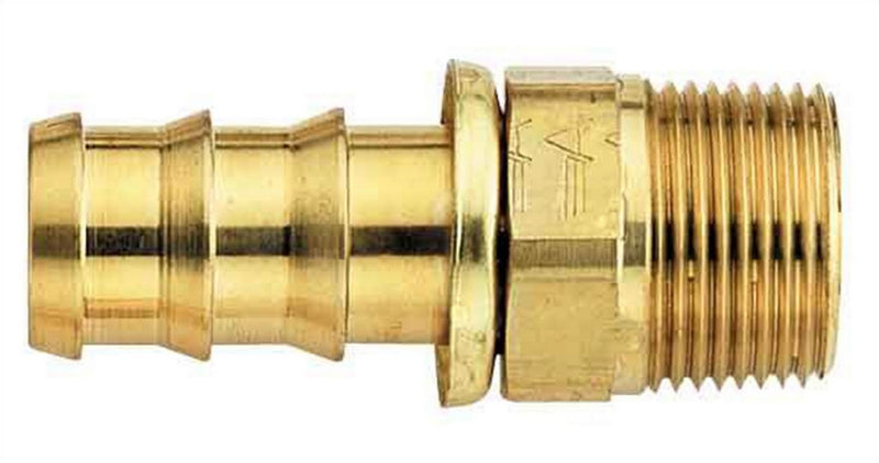 #8 Socketless Hose To 3/8 Male Pipe Fitting - FBM1206