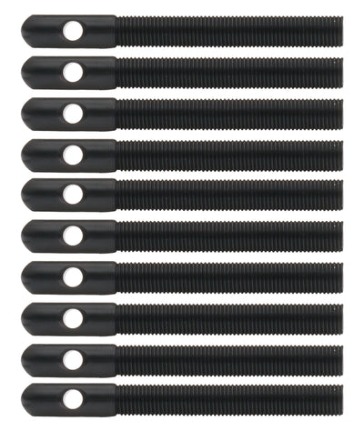 Aluminum Hood Pins 3/8in Black 10pk