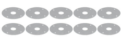 Scuff Plates Aluminum 1/2in Hole 10pk
