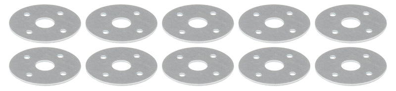 Scuff Plates Aluminum 3/8in Hole 10pk