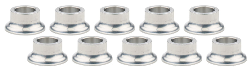 Tapered Spacers Alum 1/2in ID x 1/2 Long 10pk