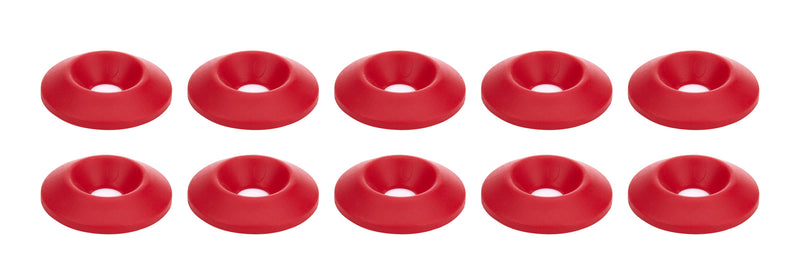 Countersunk Washer Red 10pk