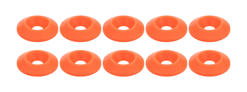 Countersunk Washer Fluorescent Orange 10pk