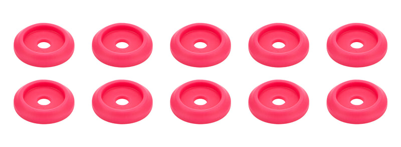 Body Bolt Washer Plastic Pink 10pk