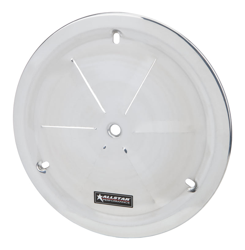 Aluminum Wheel Cover Weld Louvered Polished