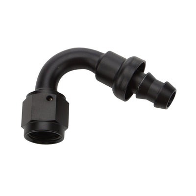 Pushlock Hose End Black 120 Deg Elbow -12 - ALL49465