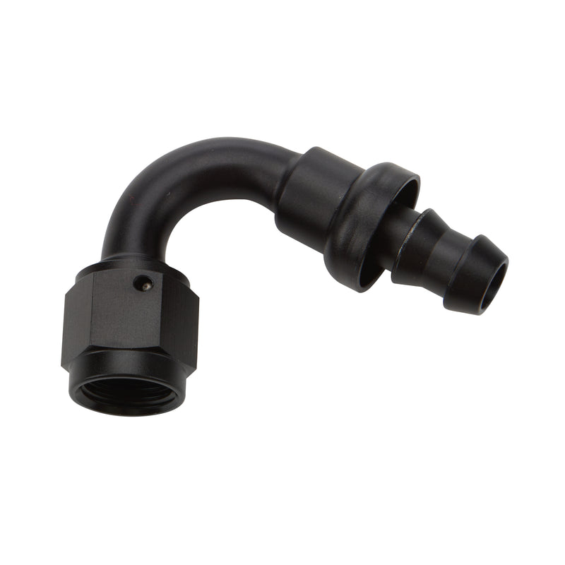 Pushlock Hose End Black 120 Deg Elbow -12 - ALL49465