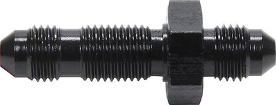 Straight Bulkhead -4 Black 10pk