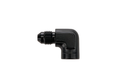 Adapter Fitting Aluminum 4AN to 1/8 NPT 90 Deg