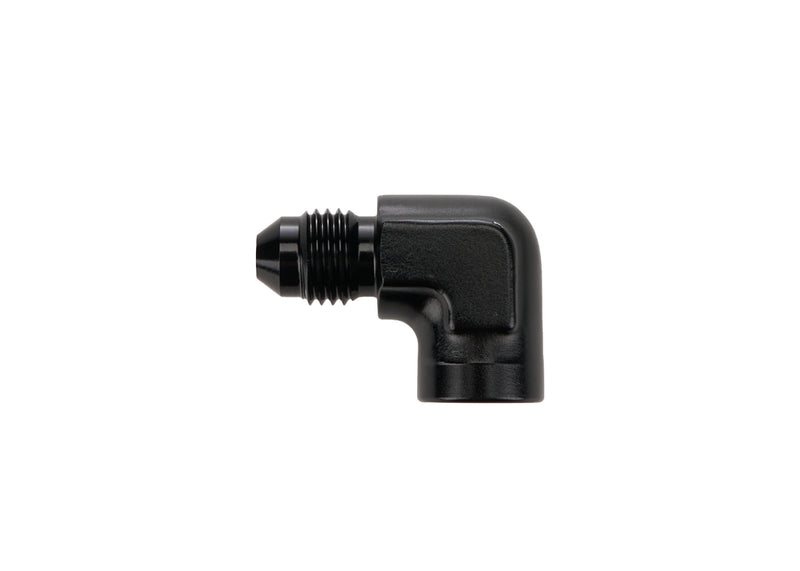 Adapter Fitting Aluminum 4AN to 1/8 NPT 90 Deg
